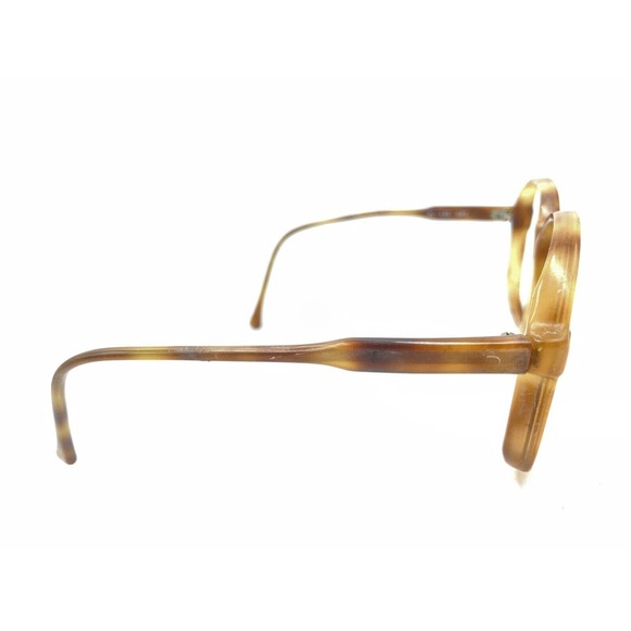 Al Lee Opt Tortoise Brown Oversize Eyeglasses Frames 54-18 140 USA Designer - Picture 4 of 12